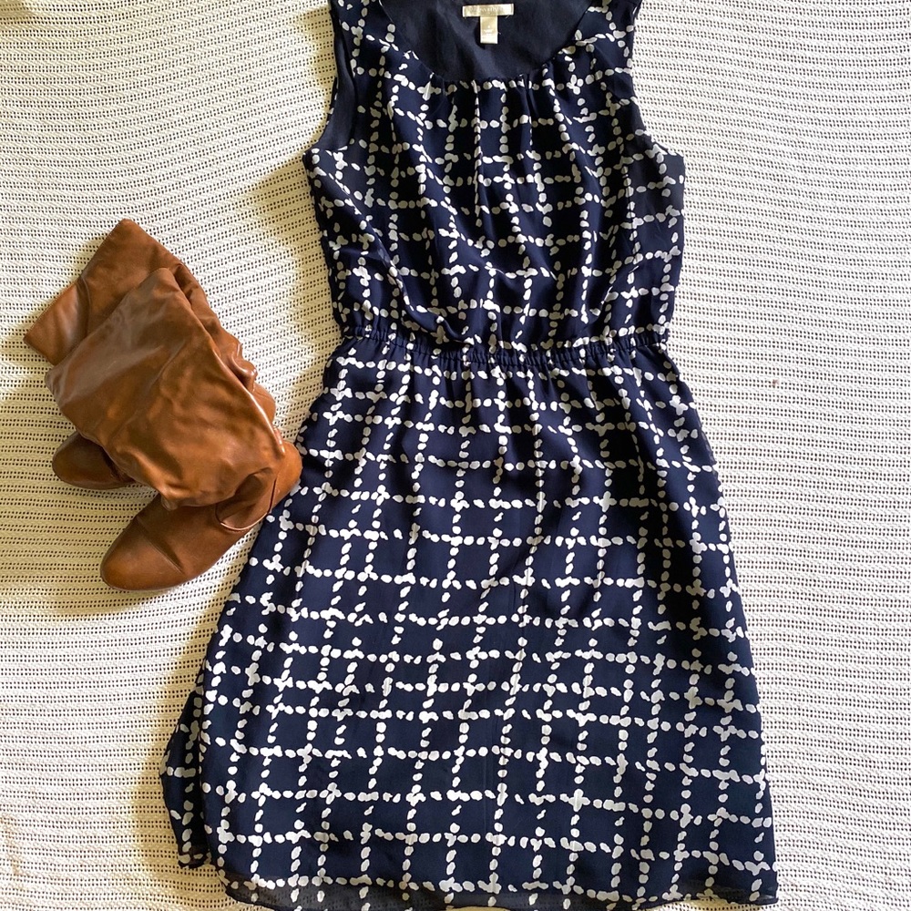 Banana Republic Navy Casual Dress. Size 8